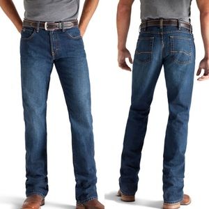 Ariat Men's Straight Jeans - Dark Blue